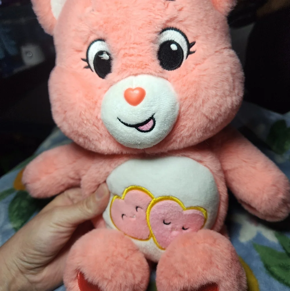 Care Bears Love-a-lot Bear Plush Toy Bright Pink Heart Tummy 10" - Picture 14 of 14